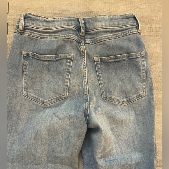 Womens Soho Striped blue Jeans ‘High waist straight fit’ size 4. - Picture 4 of 5